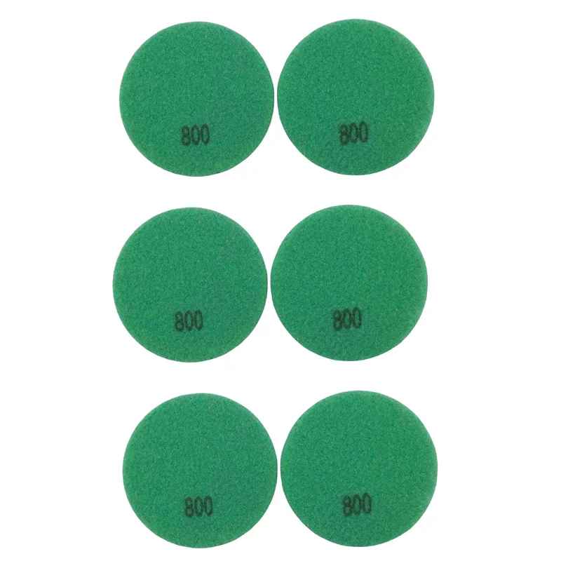 6 Stück Diamant-Bodenpolierpads, Harzbindung, Terrazzo-Bodendurchmesser 4 Zoll-AT64 – Detail 5
