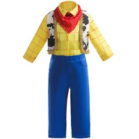 Déguisement Woody pour Halloween, robe de Cosplay Jessie pour garçons et filles, ensembles fantaisie de fête de carnaval, tenue de spectacle sur scène pour enfants 5