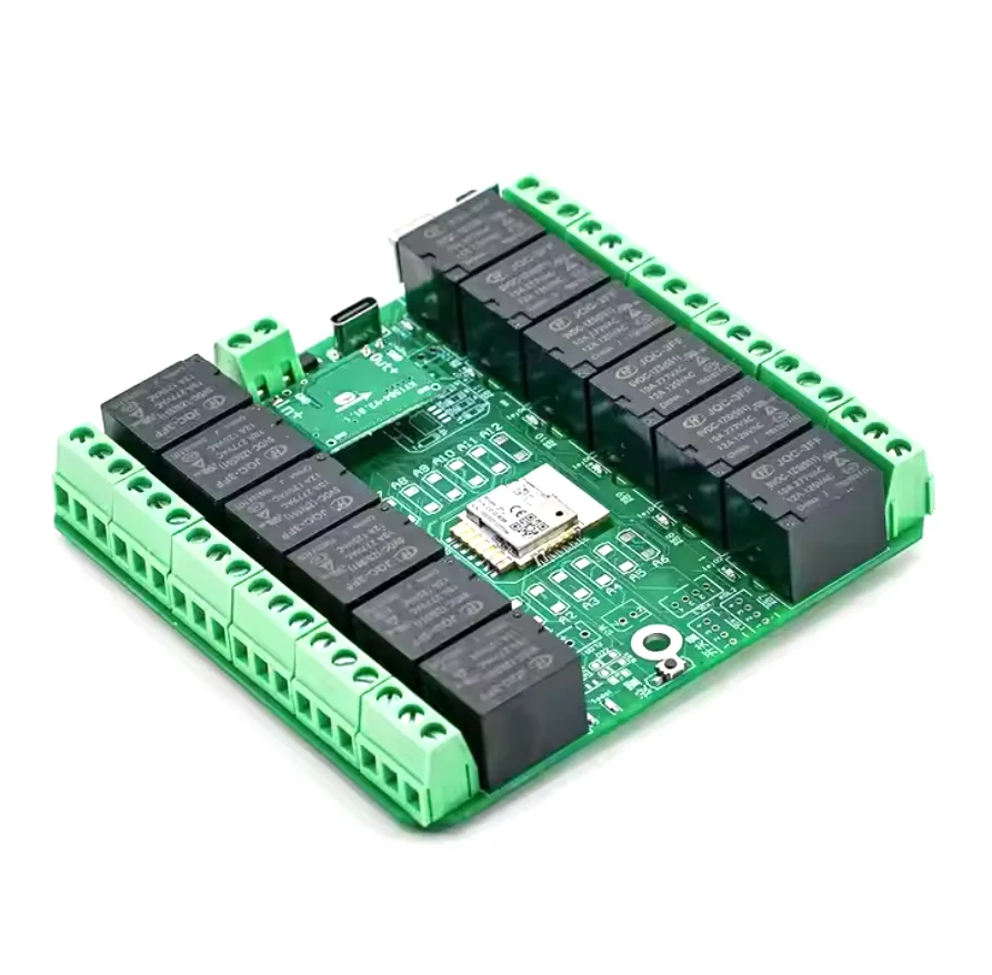 DC 7-27V Tuya 12 Channels WiFi/Zigbee Relay Module 12CH Wireless Smart Home