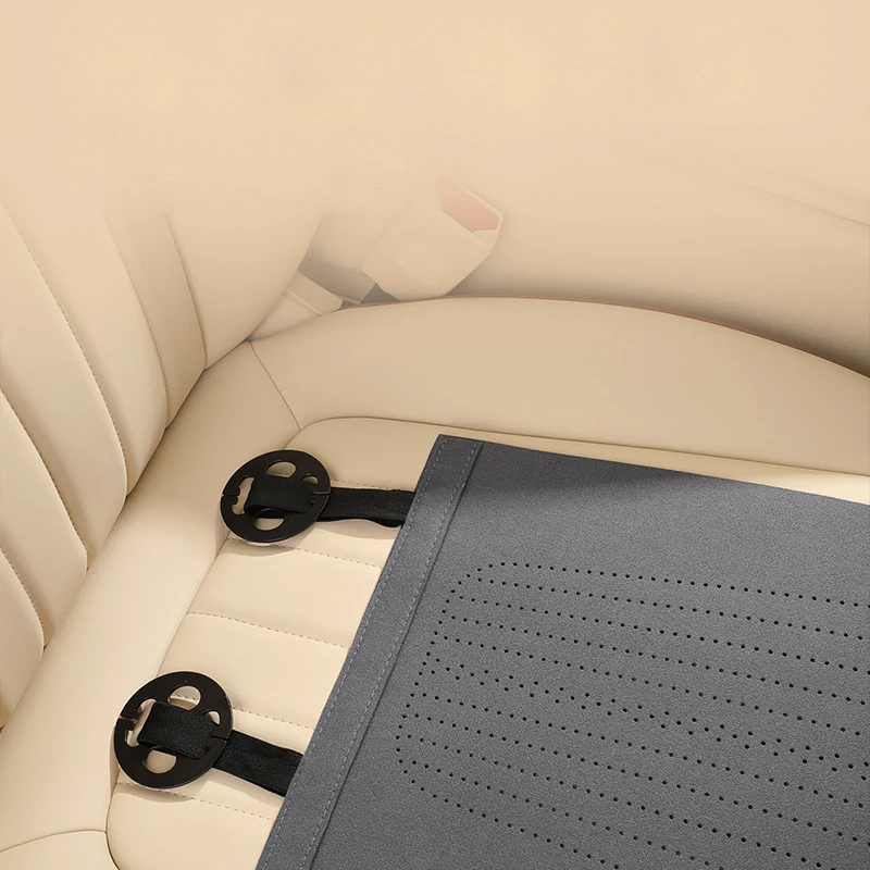 Cuscino Estensione Sedile Auto - Imbottitura In Pelle Per Supporto Gambe, Antiscivolo - Foto 8