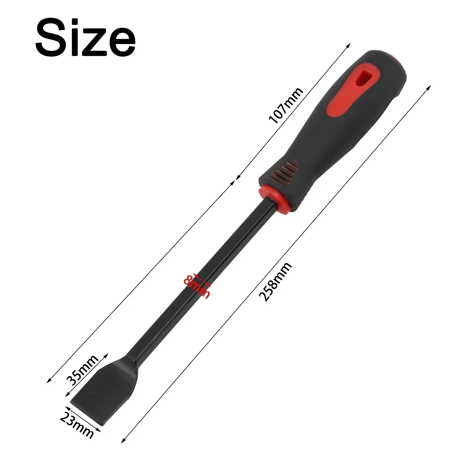 Durable Auto Cylinder Scraper Car Accessories 26x2.3cm Carbon Gasket Carbon Steel Cleaning Scraper Gasket