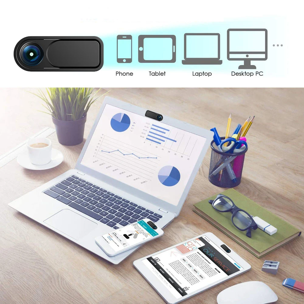 1/10PCS Camera Privacy Covers for IPhone Samsung Phones IPad Tablet Macbook Laptop PC Universal Len Peek-proof Slider Sticker