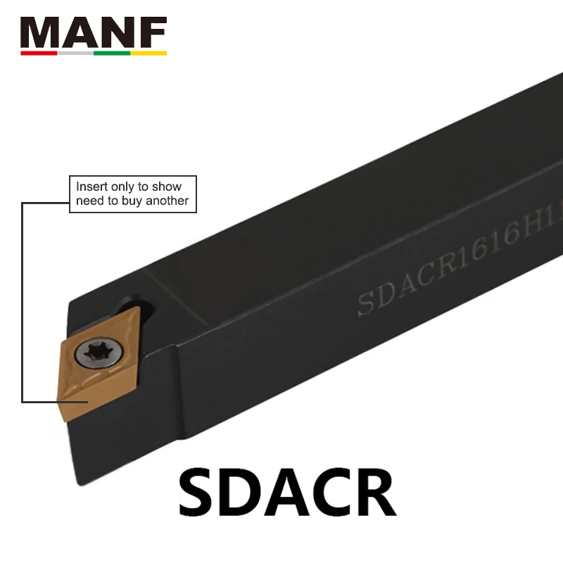 MANF SDACR-1616H11 16 8*8 10*10 S Тип LatheToolholder VNMG вставки токарный станок обрабатывающий резак