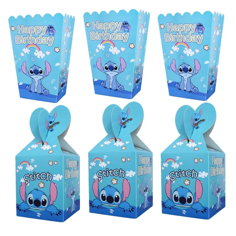 Lilo Stitch Party Treat Box Minnie Mouse Pink Candy Cookies Gift