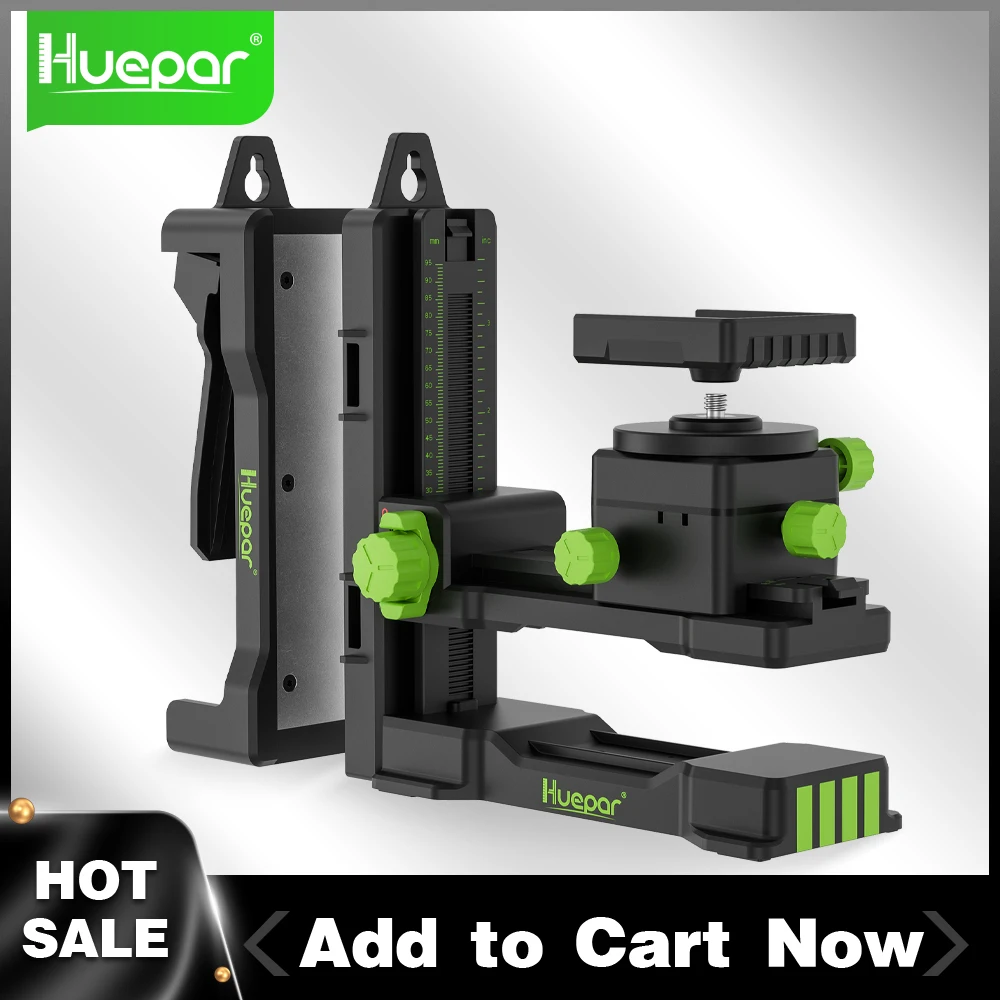 Huepar Fine tuning Bracket Laser Level Mount 360° Rotation