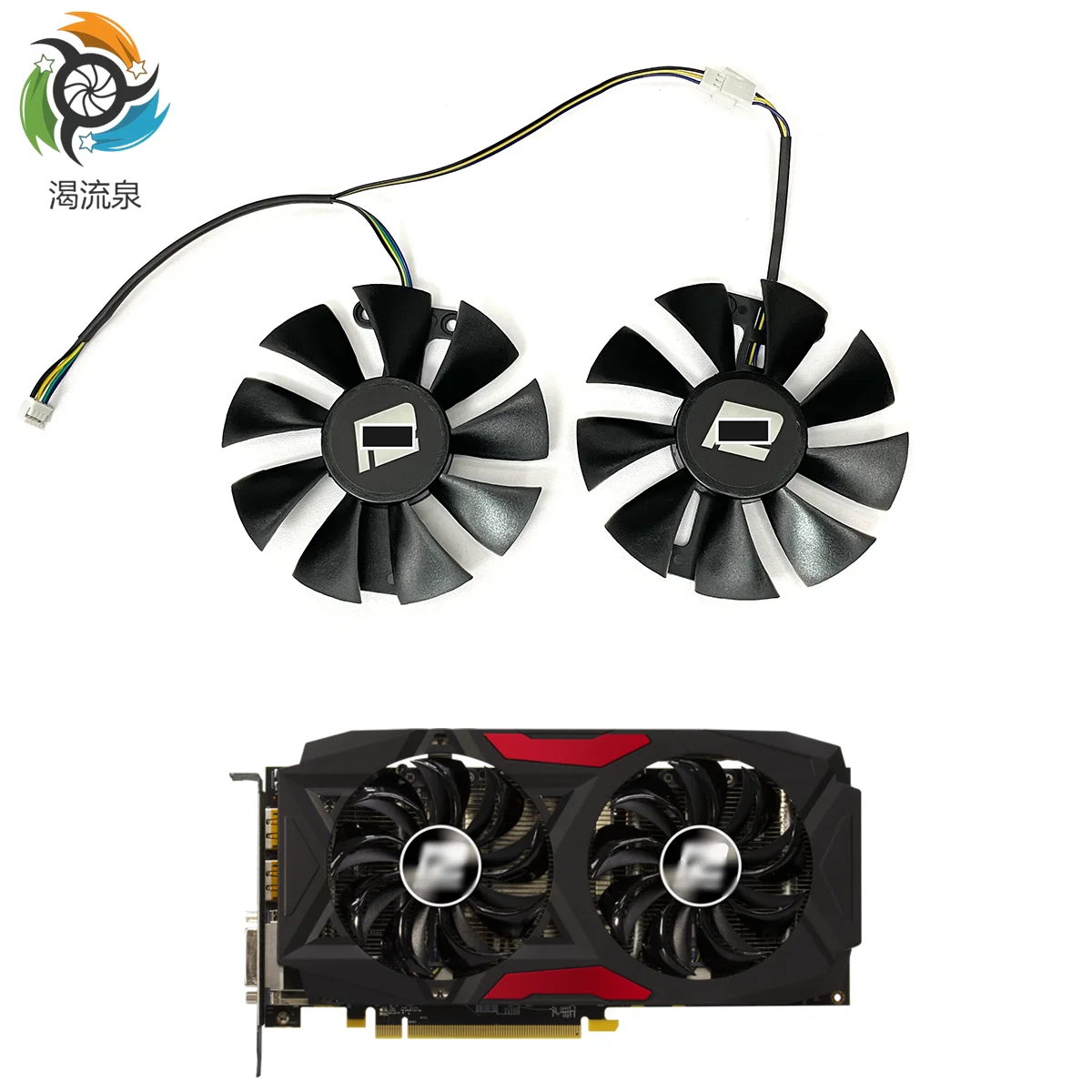 

New GA91S2U Cooling Fan Replacement For PowerColor Red Devil Radeon RX 470 480 580 Graphics Video Card Cooler Fan