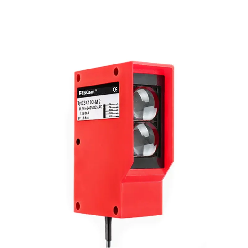 BXUAN 광전 센서 E3K 20m 감지 거리 스위치 센서 NPN PNP 24V 110V 220V 근접 센서