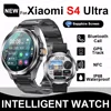 New For Xiaomi S4 Ultra Smart Watch Men AMOLED Outdoor Sports NFC GPS Compass Heart rate Waterproof Bluetooth Call Smartwatches 1
