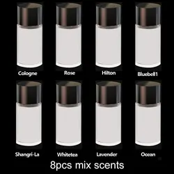 Ocean & Floral Car Air Freshener Refill - Whitetea, Rose, Lavender & Bluebell Fragrances (Mix8)