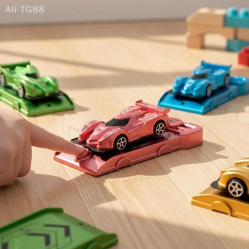VeraCove Mini Plastic Inertia Toy Car Realistic Vehicle Model No Battery Required Play Toys for 3-8 Year Old Kids Christmas Gift