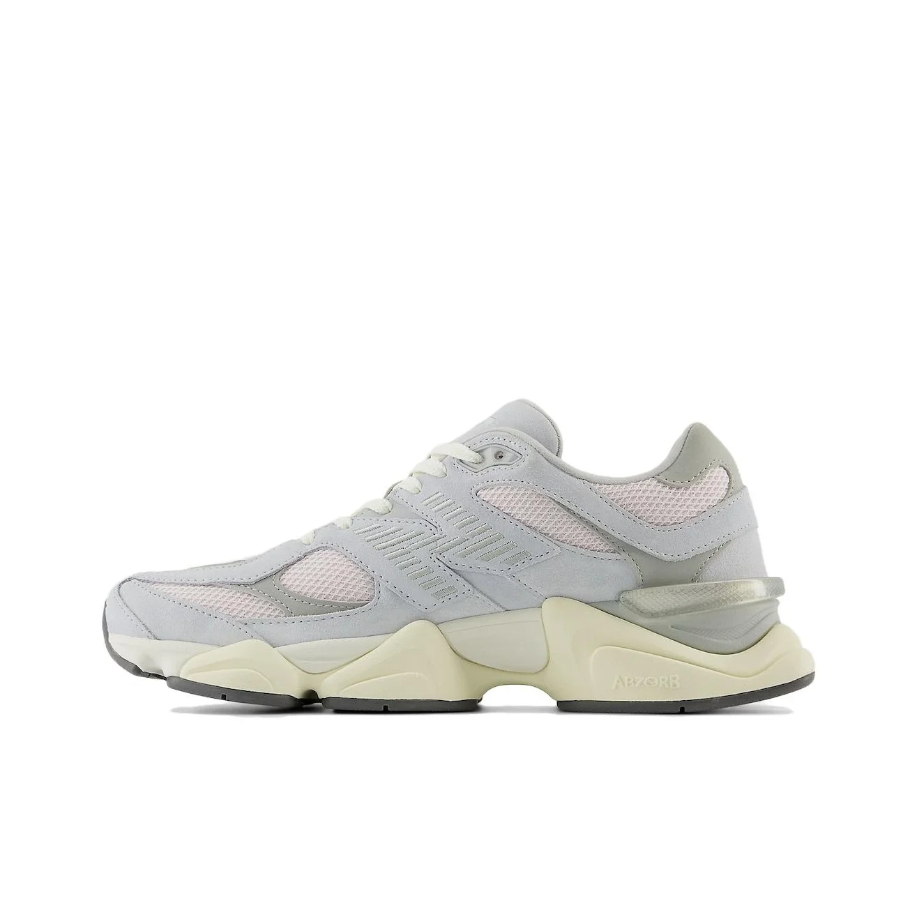 New Balance NB 9060 Chaussures de course unisexes Low Top gris clair 1