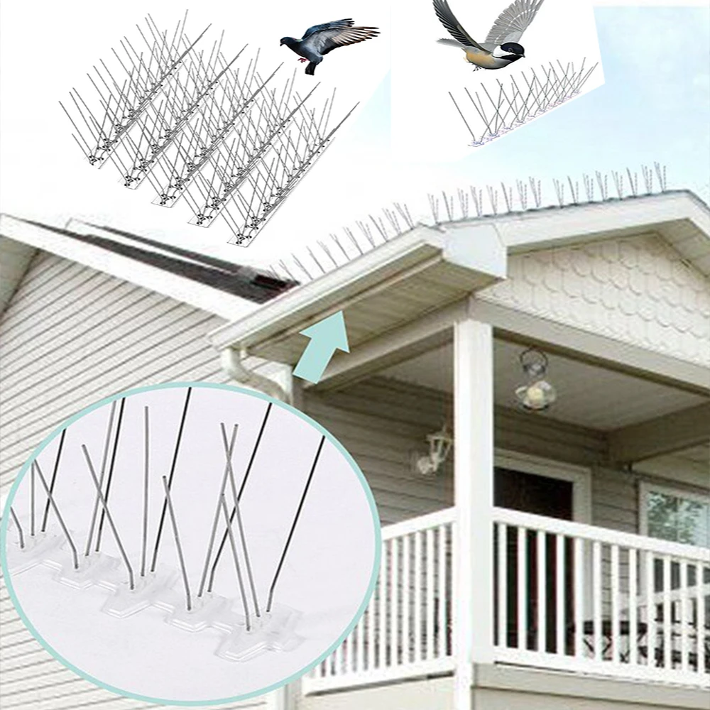Repellente Per Uccelli Disinfestazione Rifiuto Trappola Per Insetti Uccello Scarer Piccione Spaventato Giardino Scarecaper Uccelli Anti-Dannosi Repell