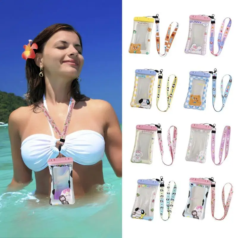 Waterproof Bag For Phone Floating Cellphone Case Sandproof Bag For Beach Essentials Swimming Pool Snorkling Outdoor Rafting beach blanket sandproof beach mat quick drying portable picnic sheet for outdoor travel 2 1 x 2m