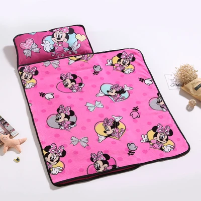 Disney – tapis de sieste Portable, avec couverture et oreiller