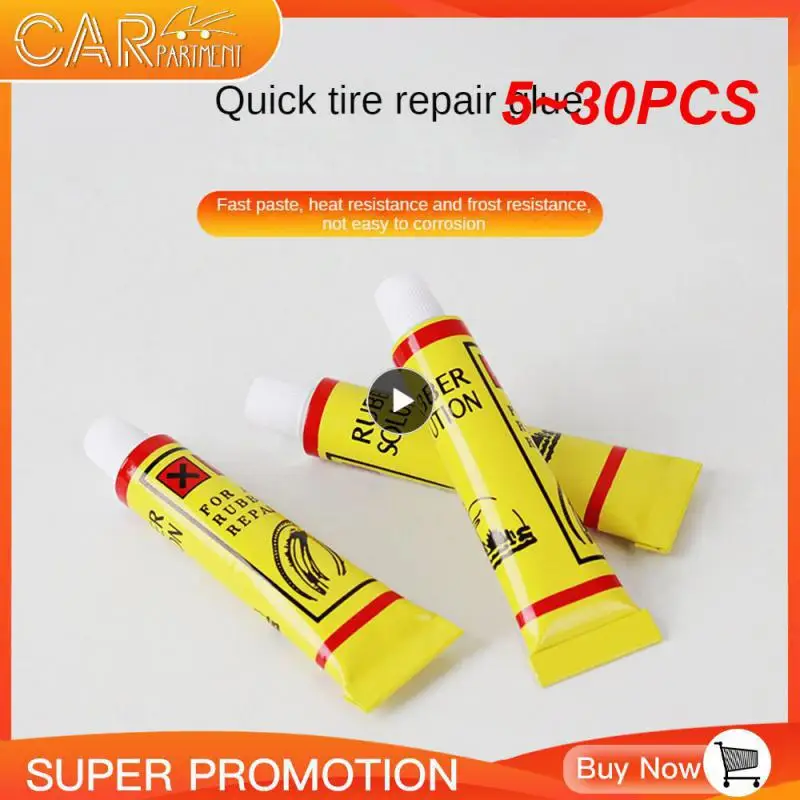 

5~30PCS 6ml Car Tire Repairing Glue Tyre Inner Tube Puncture Repair Tools Motorcycle Bike Universal Portable Repairing Glues