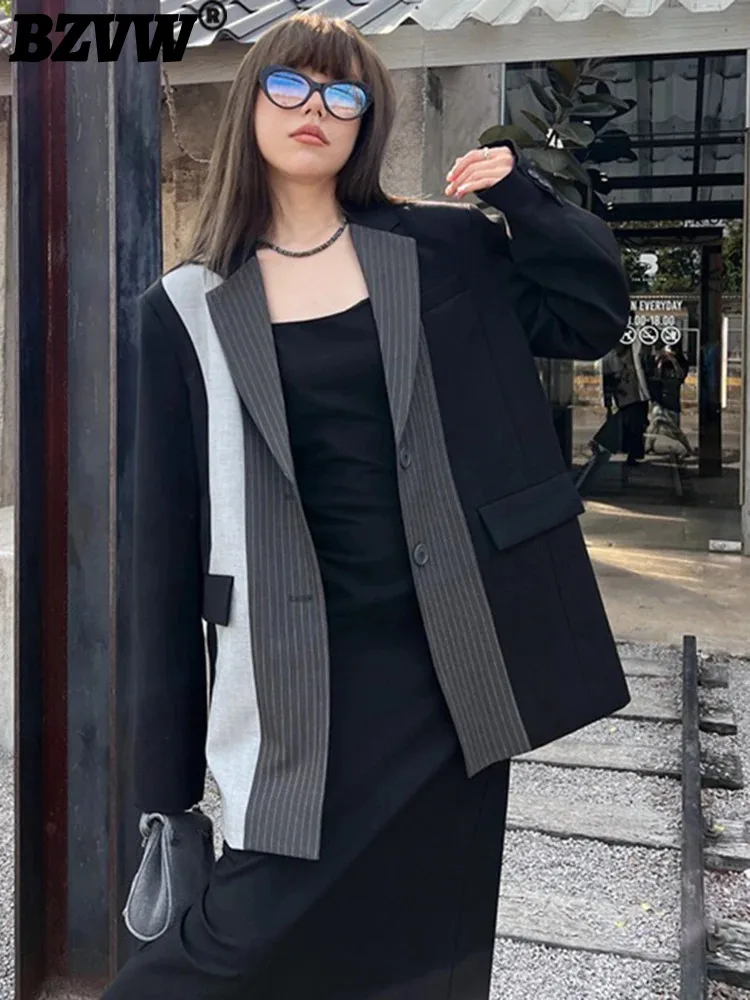 Женский блейзер контрастных цветов BZVW