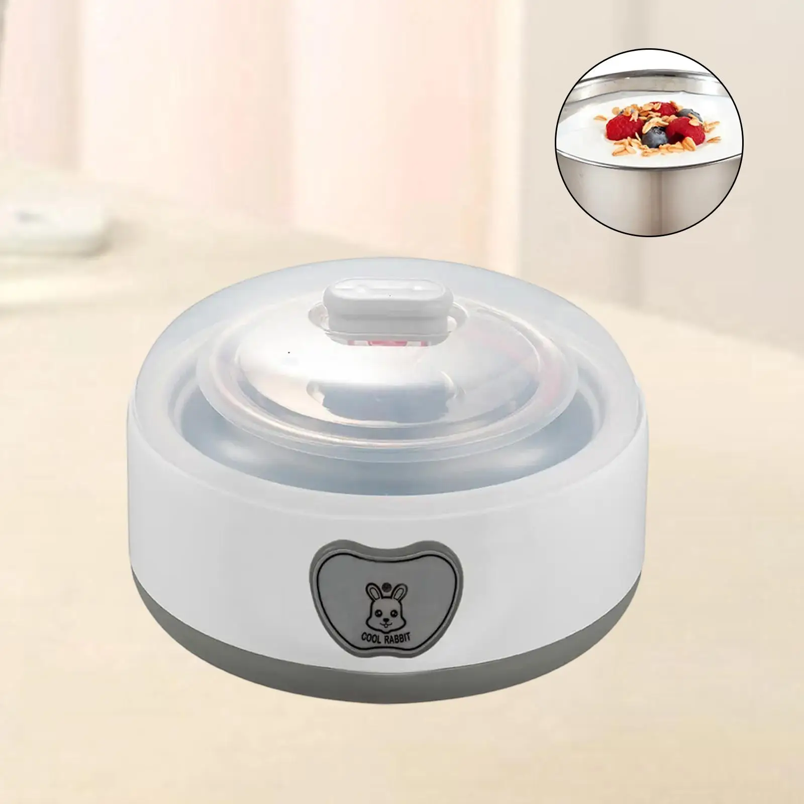 Automatic Yogurt Machine Low Noise DIY Homemade Yogurt Household Professional Constant Temperature Control Multifunctional 1.2L