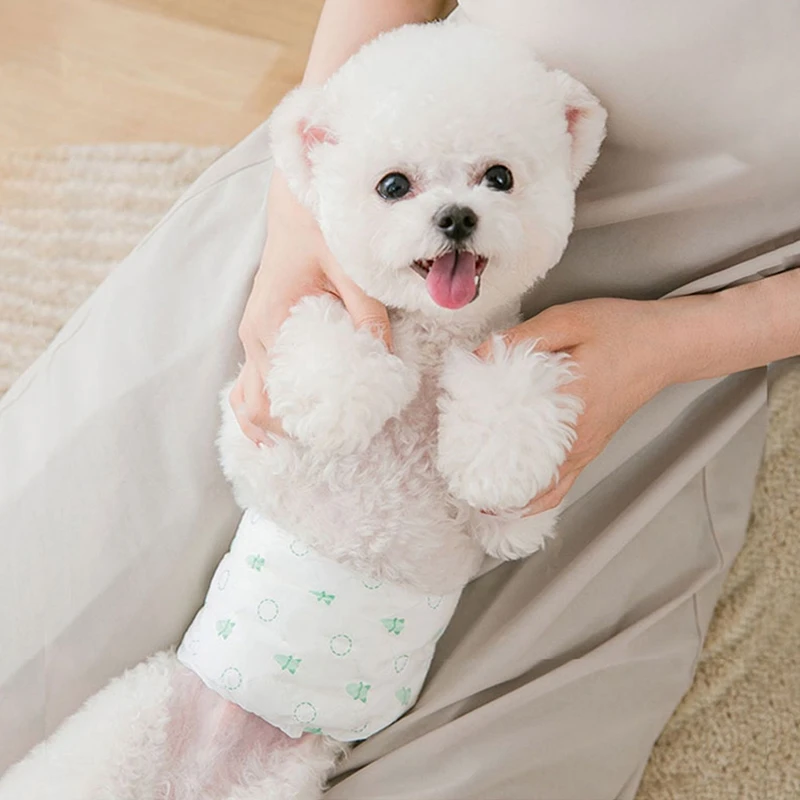 10Pcs Dog Diapers Super Absorption Physiological Pants Females Disposable Leakproof Nappies Diapers for Small Medium Dogs dog diapers,pet diapers,dog nappies