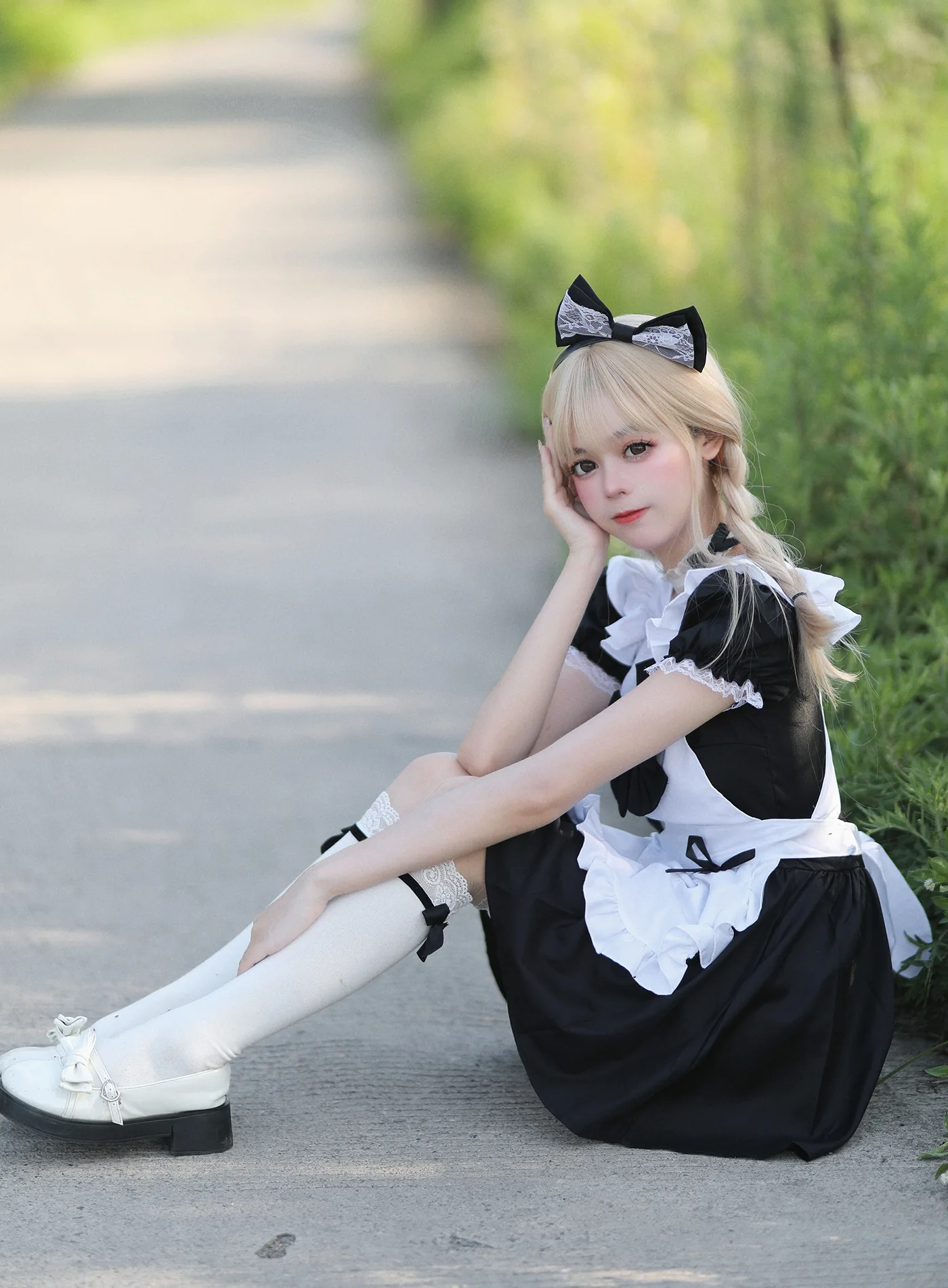Cat Girl Maid Cosplay Kleid Japan Anime Lolita Coffee Waitress Halloween Outfit 2