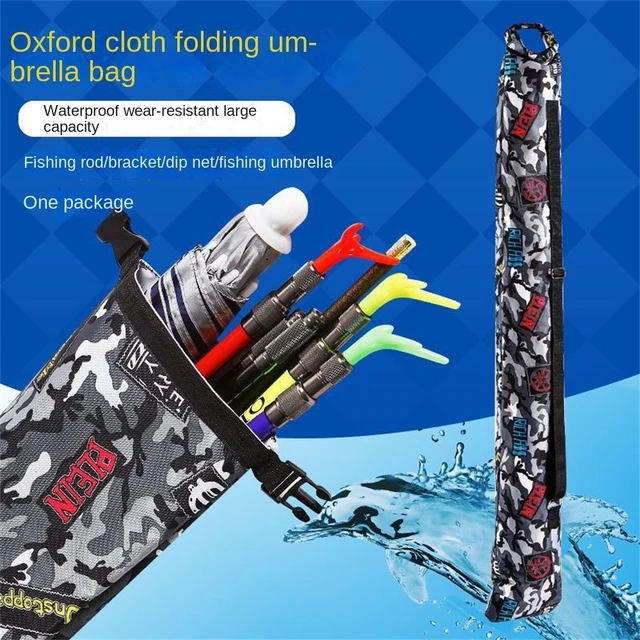 Multi-function Fishing Rod Cover Portable Foldable Thicken Canvas Fishing  Rod Holder Oxford Cloth Drawstring Pocket Fishing Gear - AliExpress
