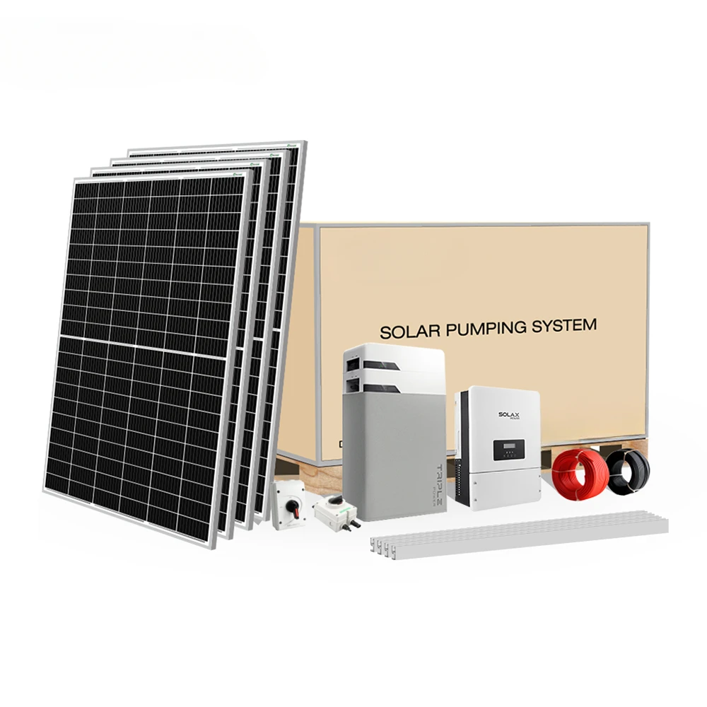 Sistema Di Energia Solare Ibrido 3000W 5000W 8000W 10000W Solax Per Inverter Ibrido X1 X3 Con Batteria Agli Ioni Di Litio Per La Casa