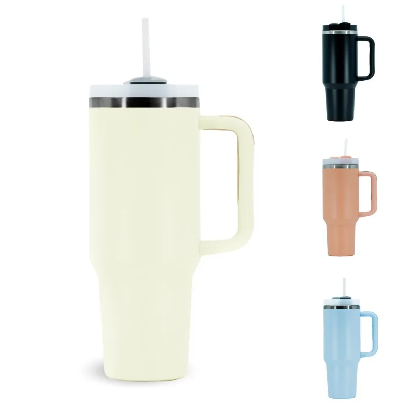 40oz Stainless Steel Insulated Water Bottle Portable Travel Tumbler Reusable Double Wall Vacuum Drinking Cups Kitchen Drinkware