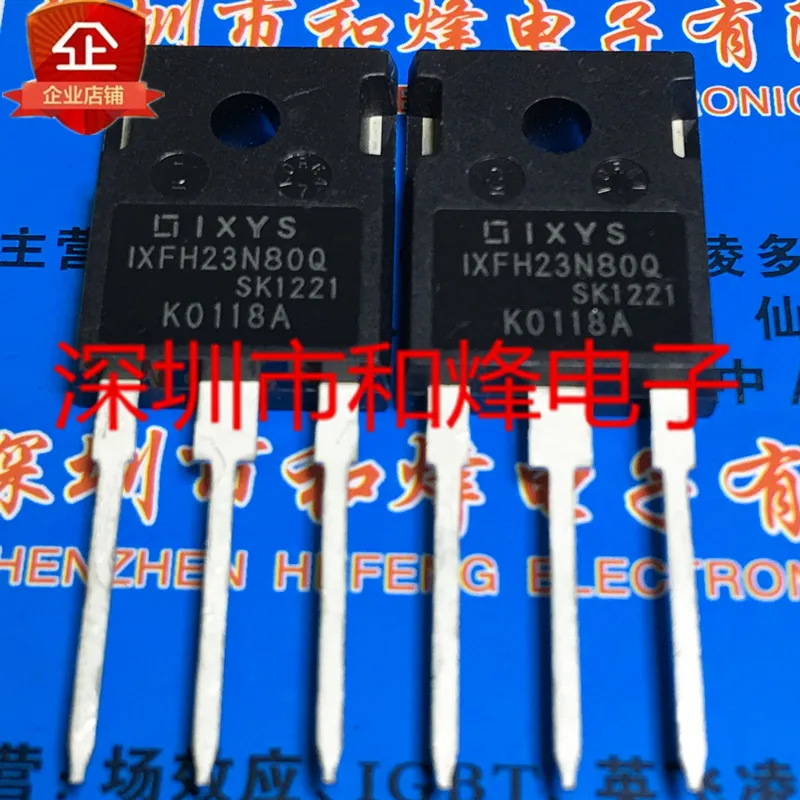

Бесплатная доставка IXFH23N80Q TO-247 800V 23A 20 шт.