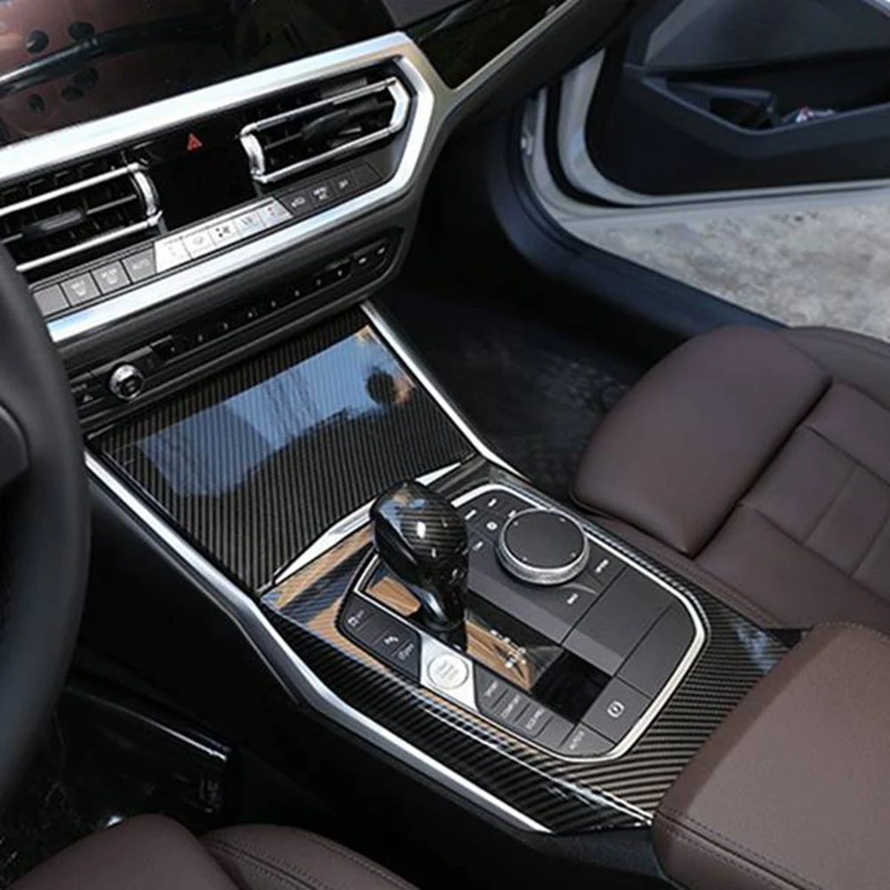 

Наклейка на панель переключения передач для BMW 3 серии G20 G28 2019-2021 из углеродного волокна