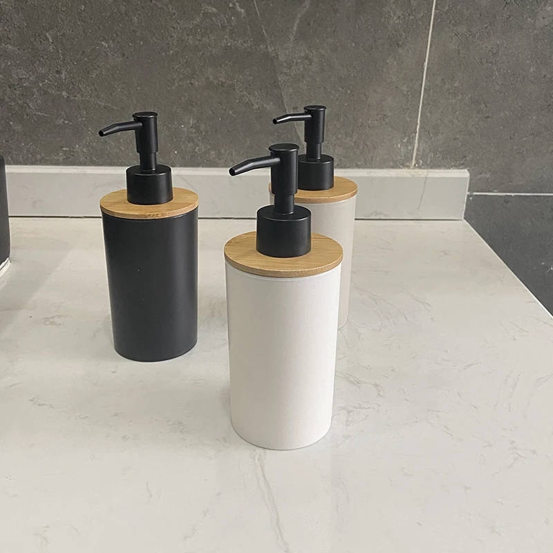 320ml plastic bathroom liquid soap dispenser hand sanitizer shower gel shampoo bottle
