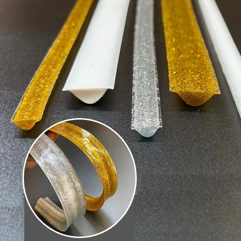 Self-Adhesive Ceramic Tile Gap Tape Edge Strips Kitchen Sink Toilet Stickers Decoration Strip adhesive tapes 6M/Roll
