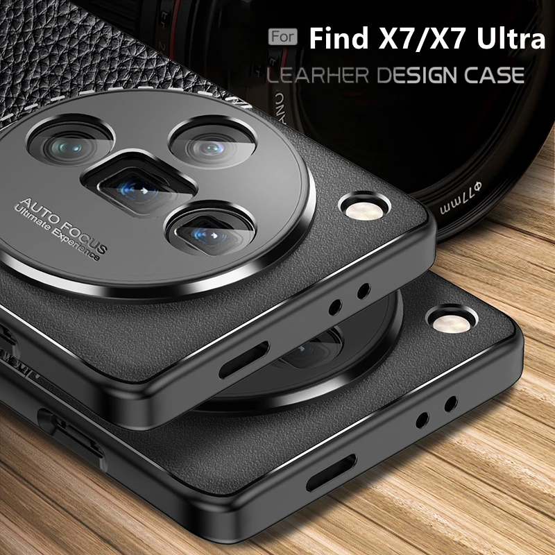 Per Oppo Find X7 Ultra Custodia Cover Oppo Find X7 Ultra Capas Lente Antiurto Protettiva Morbida Pelle Tpu Fundas Oppo Find X7 Ultra