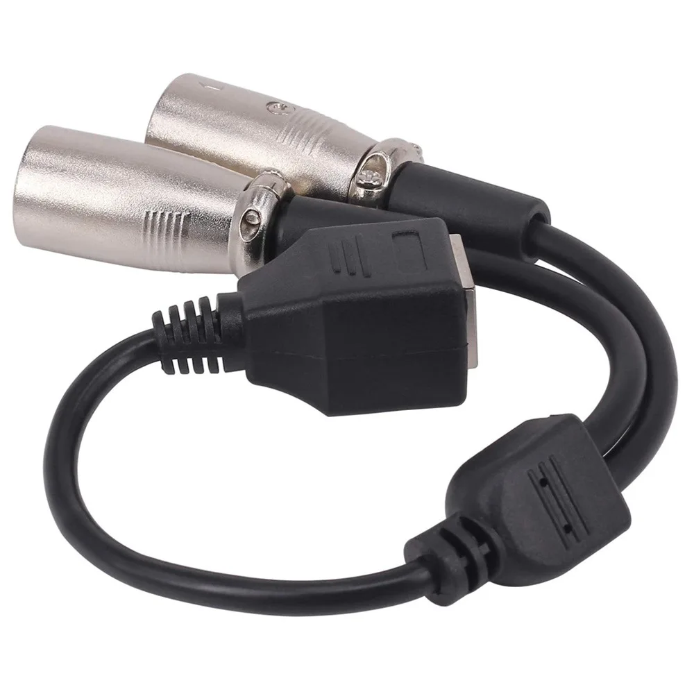 2 * XLR 3   RJ45  Ʈũ  ª Ŀ ̺ 25cm;