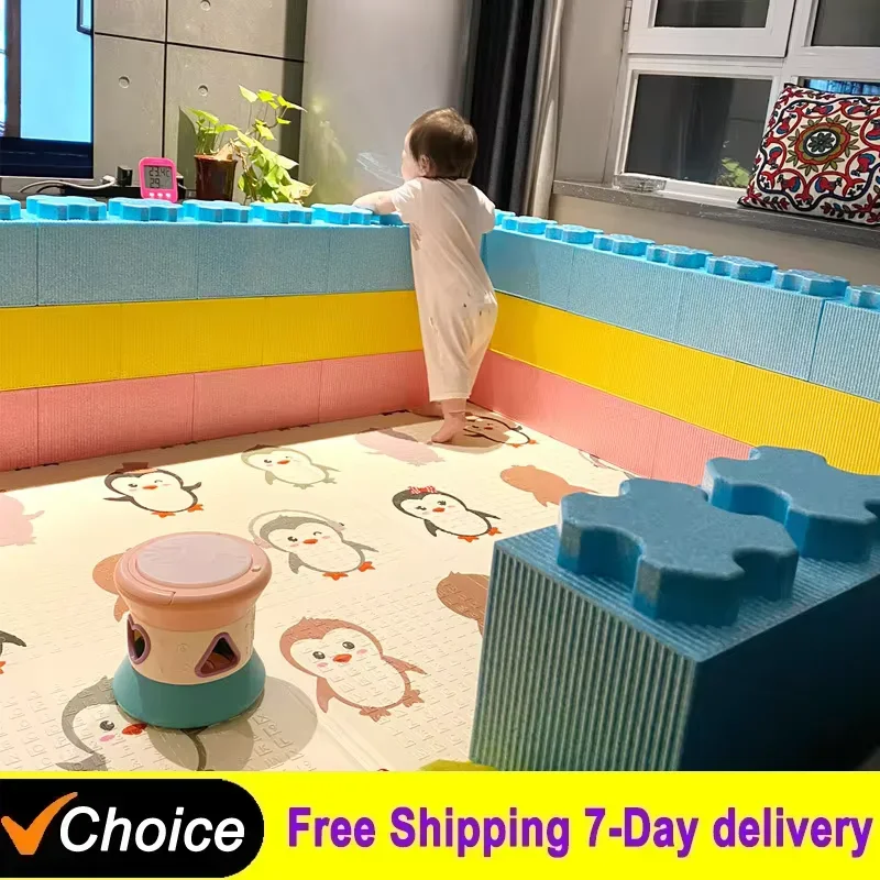 Large Early Education Training EPP Building Block Park Foam Large Children's Castle Indoor Partition Wall Children's Playground for building block toys