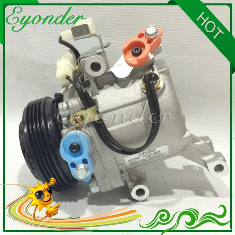 

Auto AC A/C Air Conditioning Compressor Cooling Pump PV4 SV07C for Perodua Myvi MK1 1.3 PETROL 2006-2012 DCP49001 447190-6620