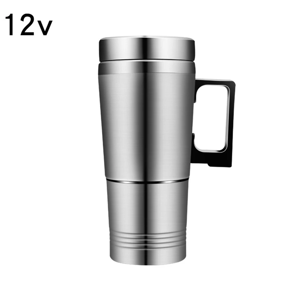 Electric Heating Car Kettle 300ML Vehicle Heating Cup 12V/24V Water Coffee  Milk Thermal Mug Stainless Steel Water Heater Bottle - AliExpress 34