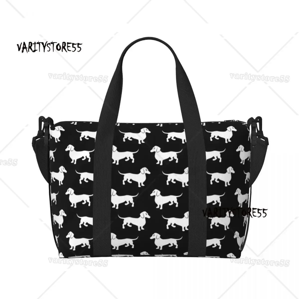 Wiener Dachshunds Badger Tote Bag for Women Large Capacity Puppy Sausage Dog Gym Beach Travel Bags