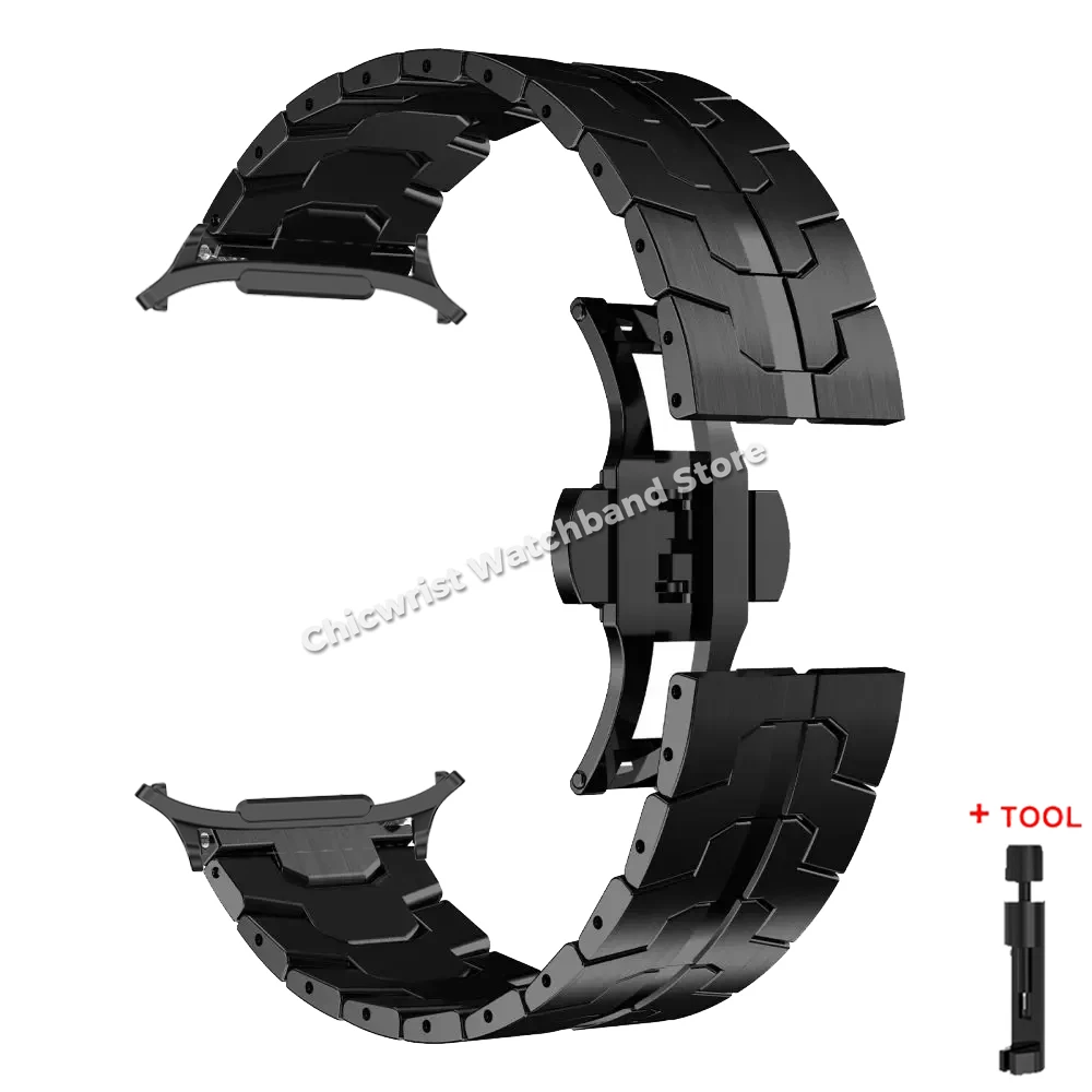 Luxury Stainless Steel Band - No Gaps Business Bracelet Strap