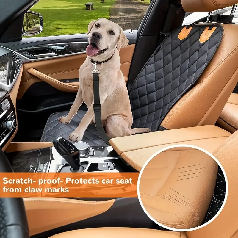 Universal Dog Seat Cover for Front or Rear Seat Waterproof Nonslip Pet Car Seat Protector Quilted Durable Padded car seat cover,dog seat cover