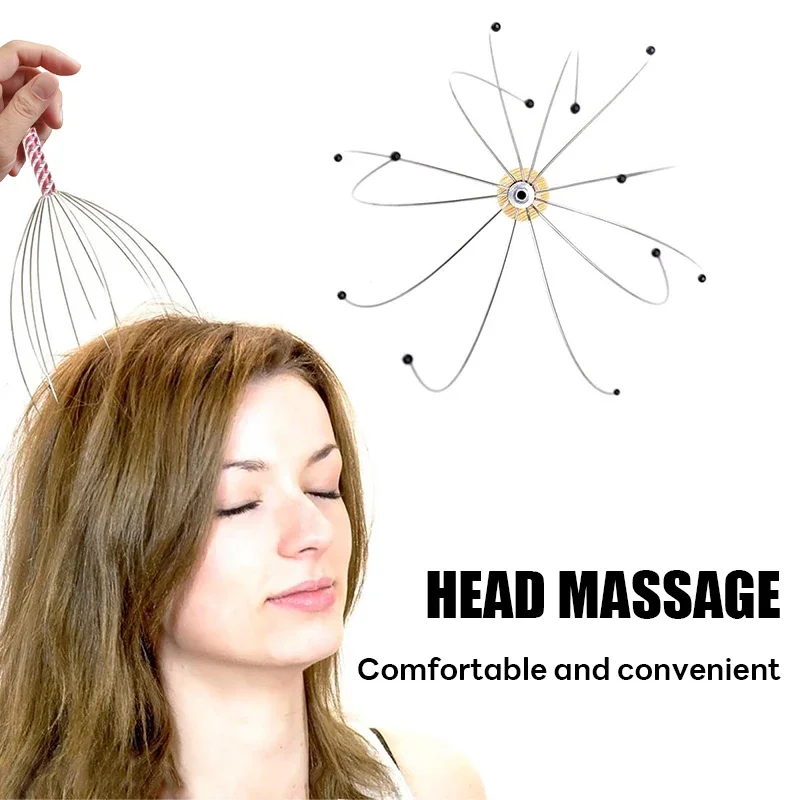 Araña Masajes En La Cabeza Para Relajar Masaje De Cabeza Con
