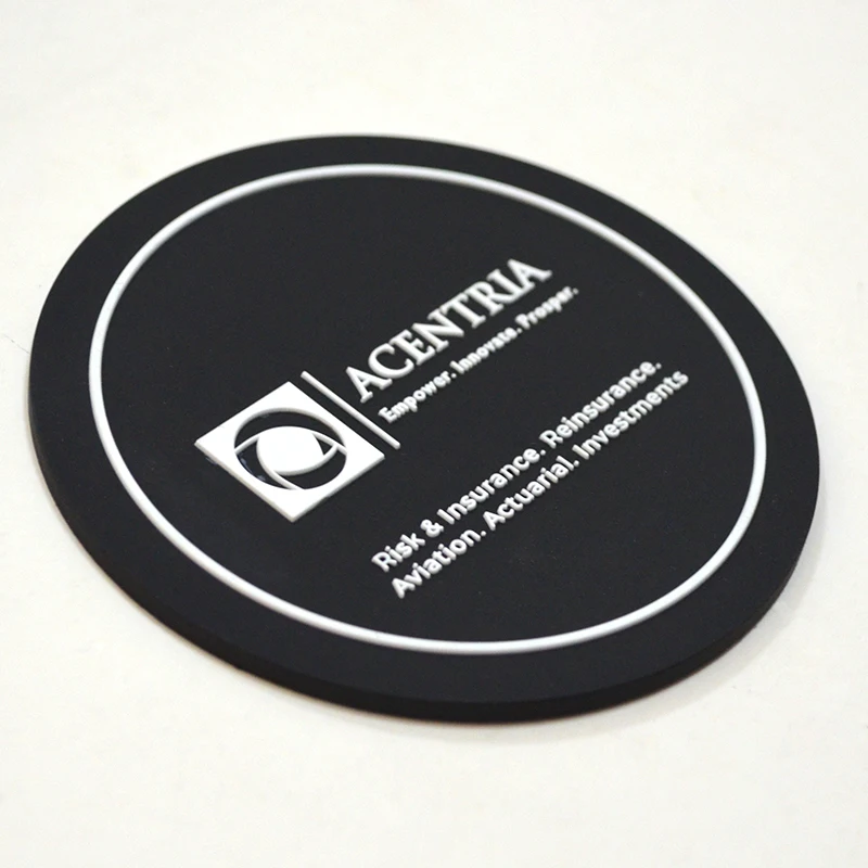 Custom-Printed-Round-Soft-PVC-Round-Silicone-Rubber-Coaster-Non-slip ...