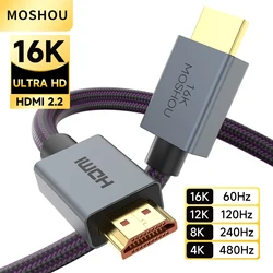 Ultra High - Speed Braided HDMI Cable with Dynamic HDR and eARC, 16K 96Gbps - 3m (HDMI 2.2 Cable)