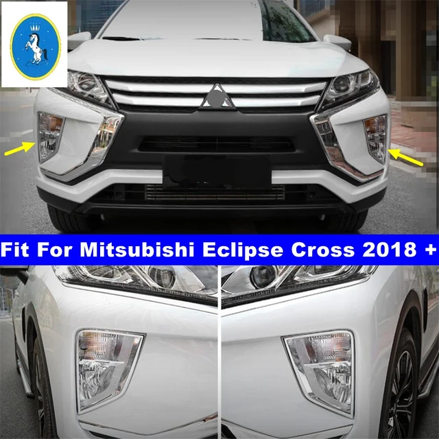 Chrom verkleidung der vorderen Stoßstange für Mitsubishi Eclipse Cross  2013-2017 Forms atz Reflektorst reifen Proteciton Nebels chein werfer  abdeckung Zubehör - AliExpress