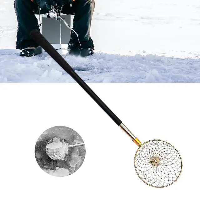 Ice Fishing Skimmer Scoop for Scooping Out Ice Scalable Ice Fishing Scooper  - AliExpress