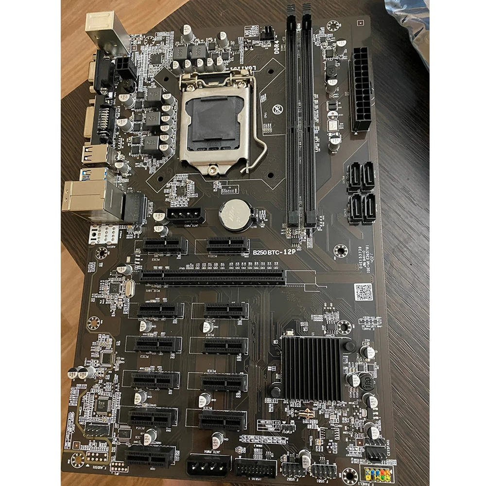 마이닝용 마더보드 B250 MINING EXPERT BTC 12 카드 12GPU LGA1151 DDR4 12 그래픽 메인보드 B250 BTC-12P