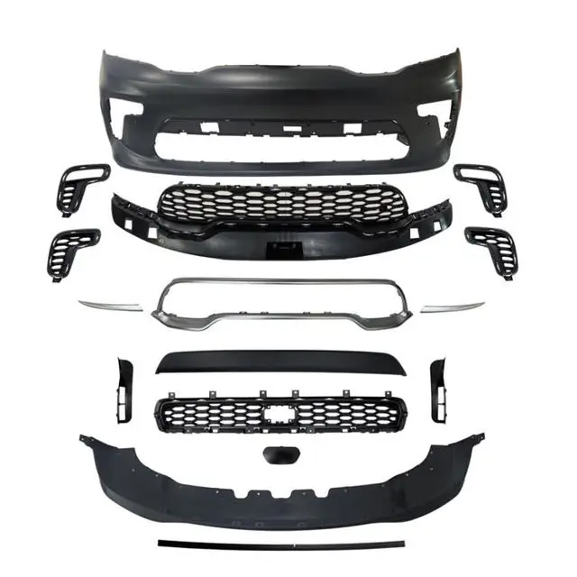 

Srt Style Pp Abs Hellcat Widebody Car Bumper Wide Fender Flares For Dodge Durango 2011+