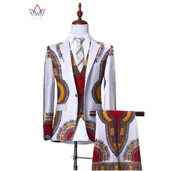 Veste + gilet + pantalon pour homme, blazer 3 pièces coupe cintrée, costume de cow boy pour mariage, rétro, vêtements africains pour homme, 6XL, WYN230 