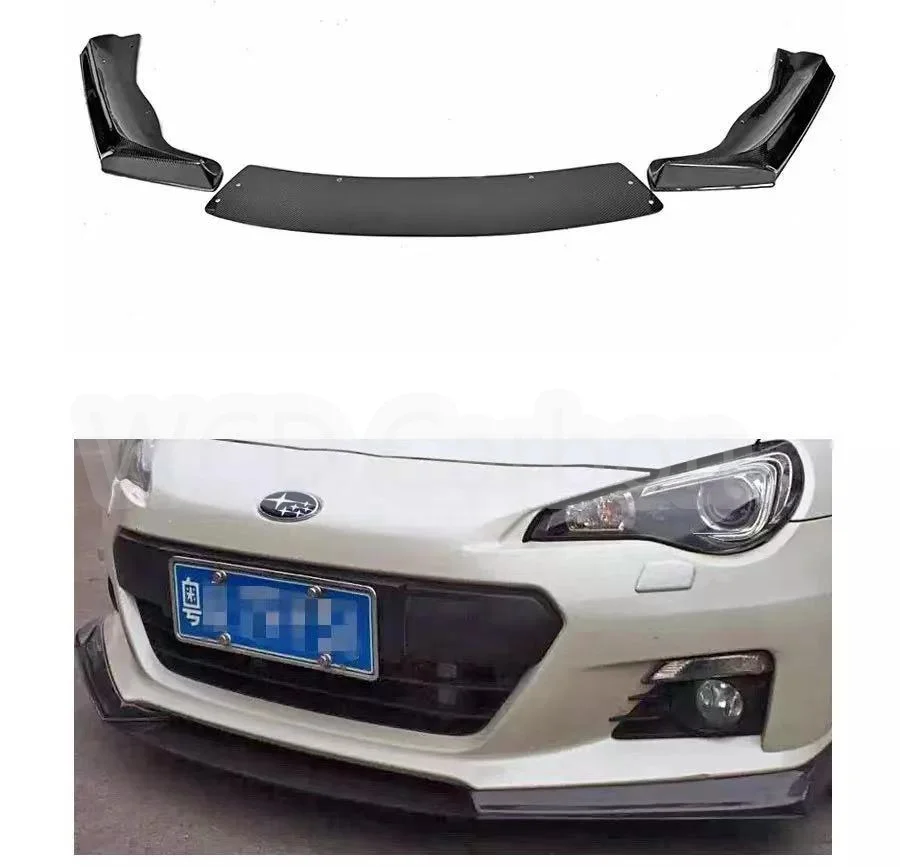 Front Bumper Lip Splitters Chin Splitters Canards For Toyota Gt86 Brz