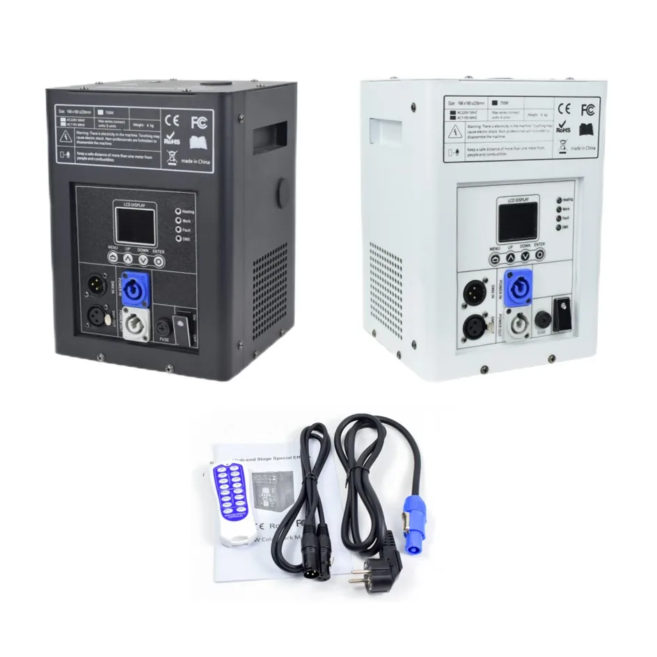 Blueshow Ti Powder 1pcs Cold Sparkler Machine 750w or 1 Flycase Fountain Sparkular Wedding Christmas Stage Light Sparkler Sink 2
