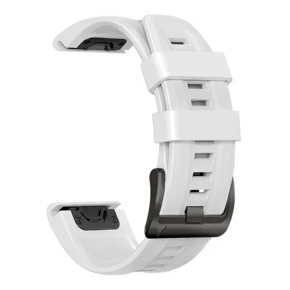 Enhanced Silicone QuickFit Strap - 26mm 22mm Adjustable Watch Band Bracelet