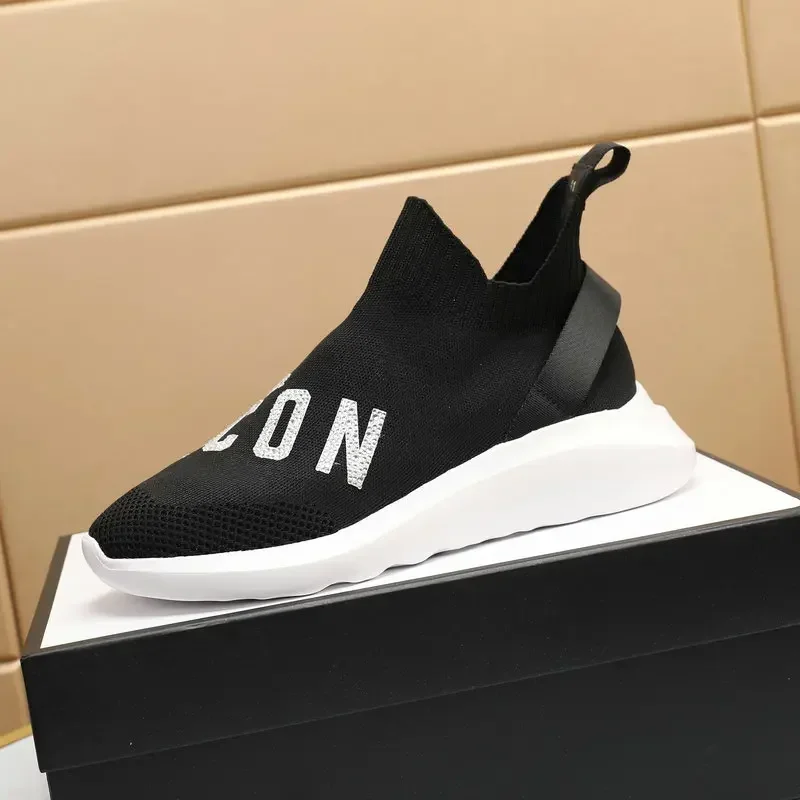 

Top Embroidery ICON 2024 New Brand Dsq2 Mens Women Casual Air Mesh Rubber Light Sneakers Shoes More Colors 35-45 Hot